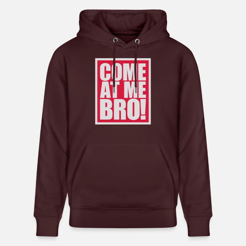 Viens à moi bro - Sweat à capuche bio CRUISER Stanley/Stella Unisexe - maroon