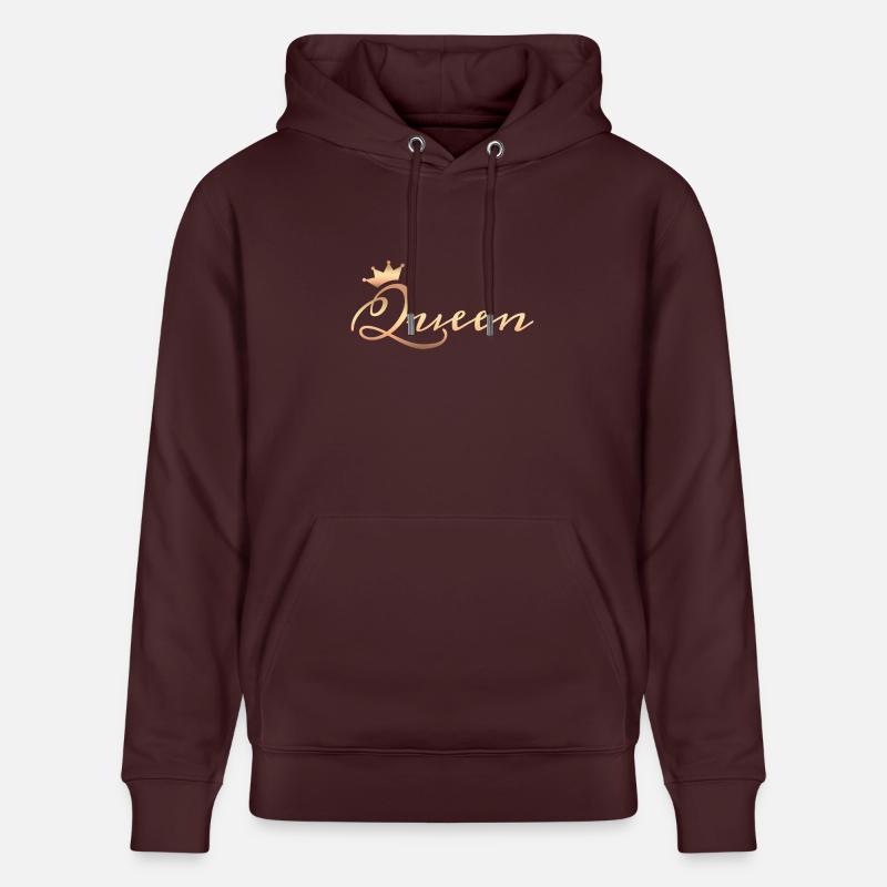 Queen - Sweat à capuche bio CRUISER Stanley/Stella Unisexe - maroon