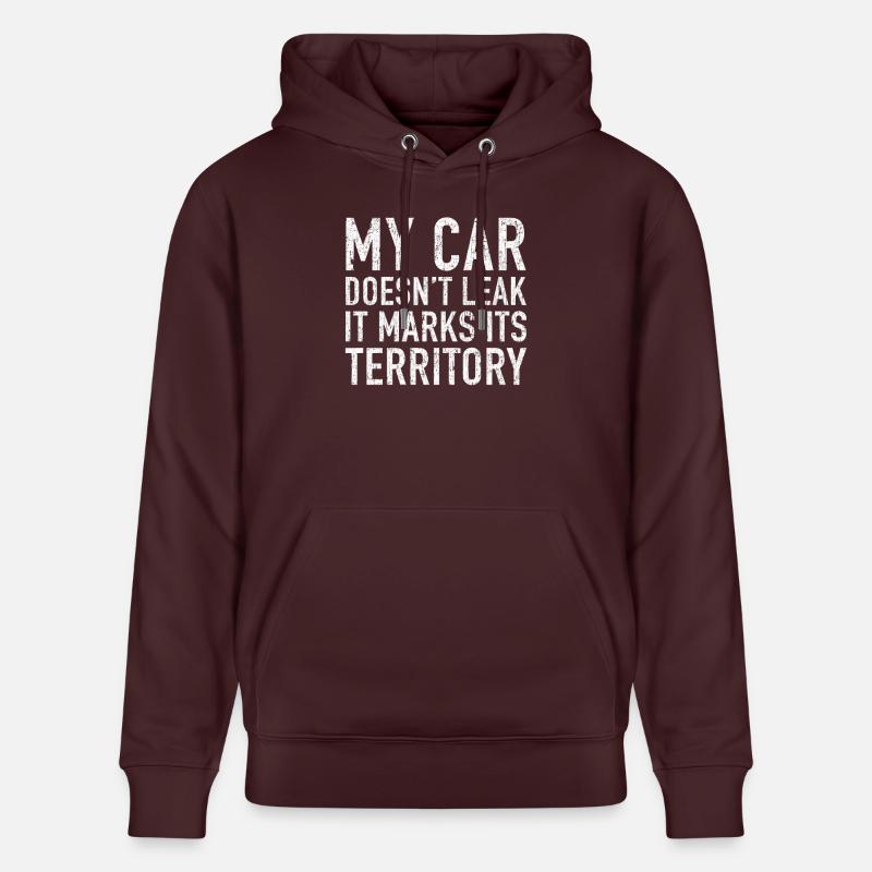 Oldtimer Besitzer Geschenk-Idee - Stanley/Stella Unisex Bio-Hoodie CRUISER  - Maroon
