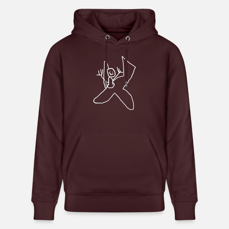 Planeur à voile - Sweat à capuche bio CRUISER Stanley/Stella Unisexe - maroon