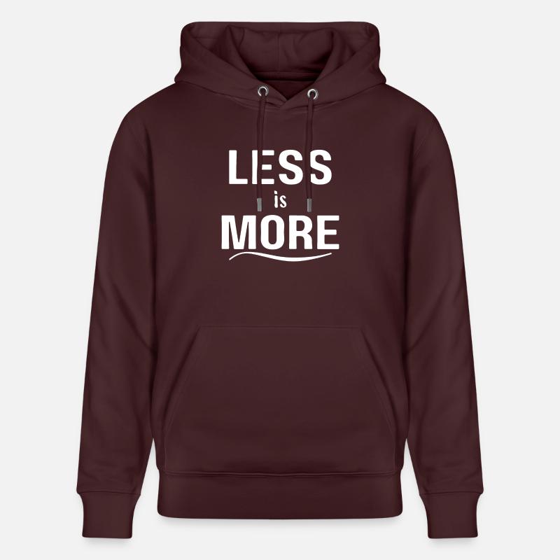Moins, c’est plus - Sweat à capuche bio CRUISER Stanley/Stella Unisexe - maroon