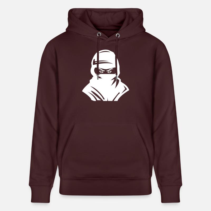 ninja - Sweat à capuche bio CRUISER Stanley/Stella Unisexe - maroon