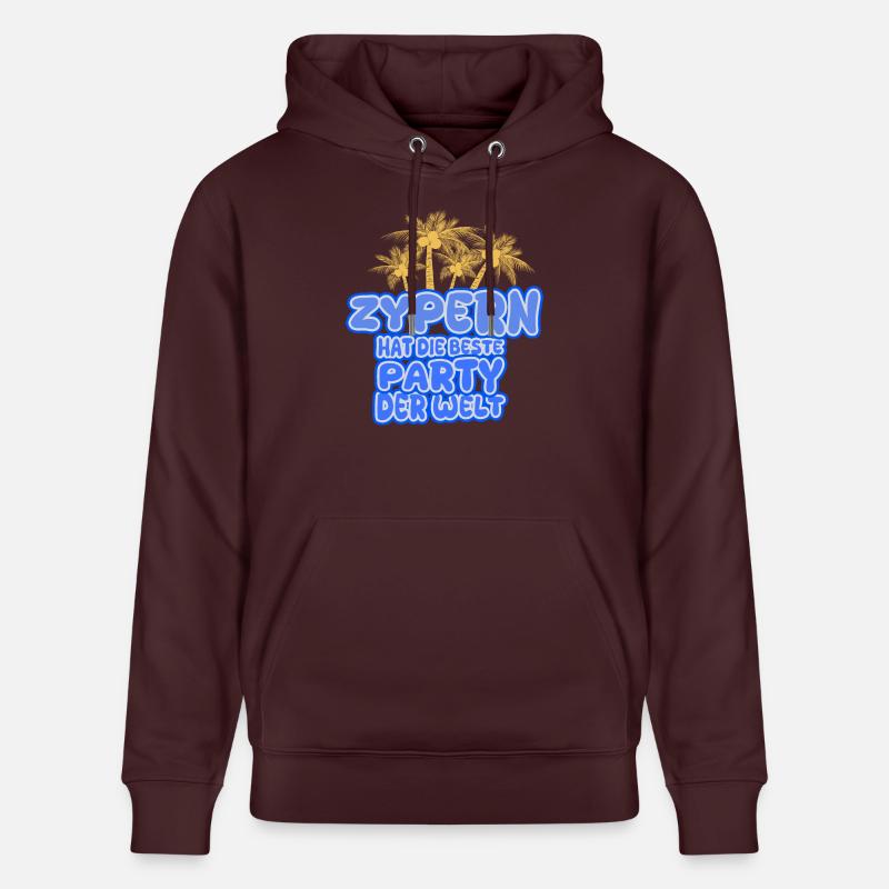 Chypre comme vacances - Sweat à capuche bio CRUISER Stanley/Stella Unisexe - maroon