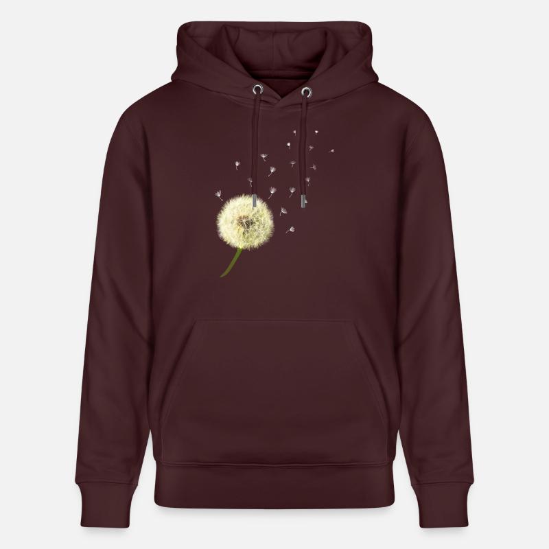 Pissenlit vous souhaite quelque chose - Sweat à capuche bio CRUISER Stanley/Stella Unisexe - maroon