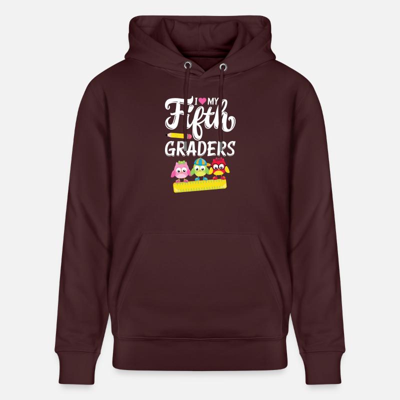 Aime mon cinquième - Sweat à capuche bio CRUISER Stanley/Stella Unisexe - maroon