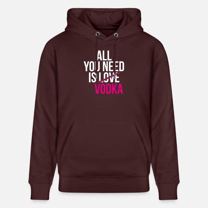 Vodka, vodka, - Sweat à capuche bio CRUISER Stanley/Stella Unisexe - maroon