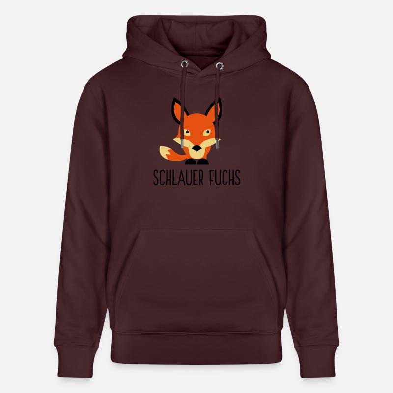 Je suis un renard - Sweat à capuche bio CRUISER Stanley/Stella Unisexe - maroon