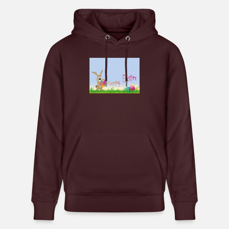 Joyeuses Pâques - Sweat à capuche bio CRUISER Stanley/Stella Unisexe - maroon