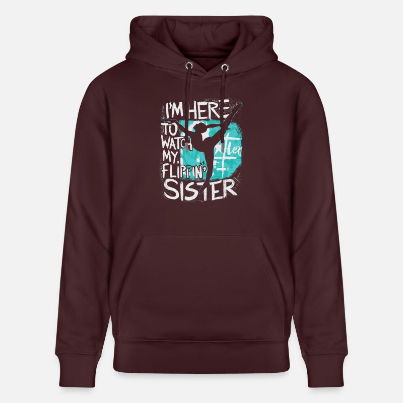 Soutien à sœur Turnerin - Sweat à capuche bio CRUISER Stanley/Stella Unisexe - maroon