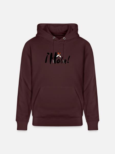 Hola Podenco - Stanley/Stella Unisex Bio-Hoodie CRUISER  - Maroon