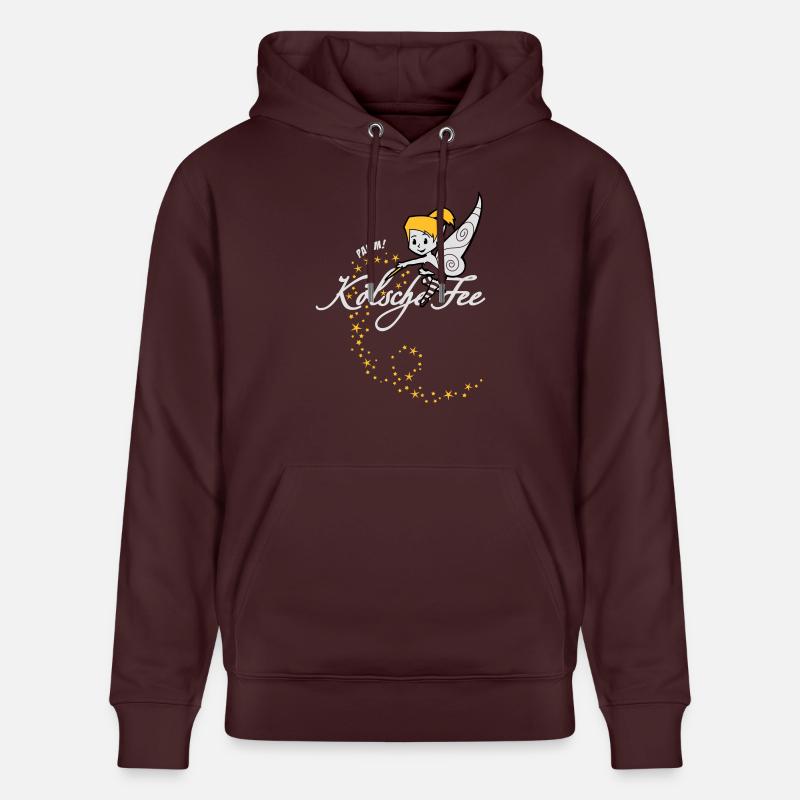 Kölsche Fee - Sweat à capuche bio CRUISER Stanley/Stella Unisexe - maroon