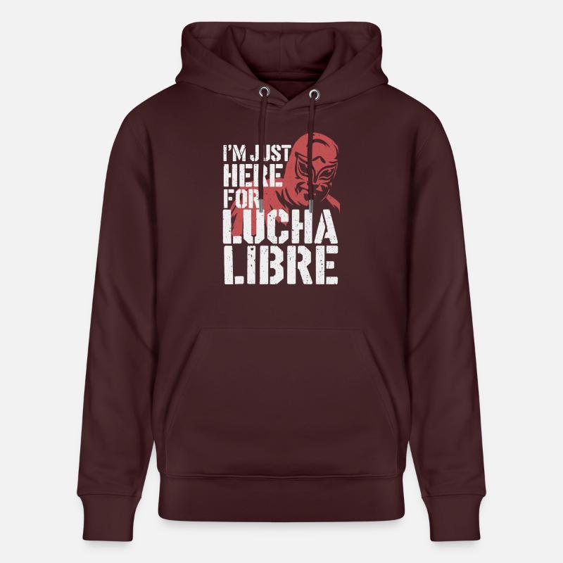 Action et look lutte - Sweat à capuche bio CRUISER Stanley/Stella Unisexe - maroon