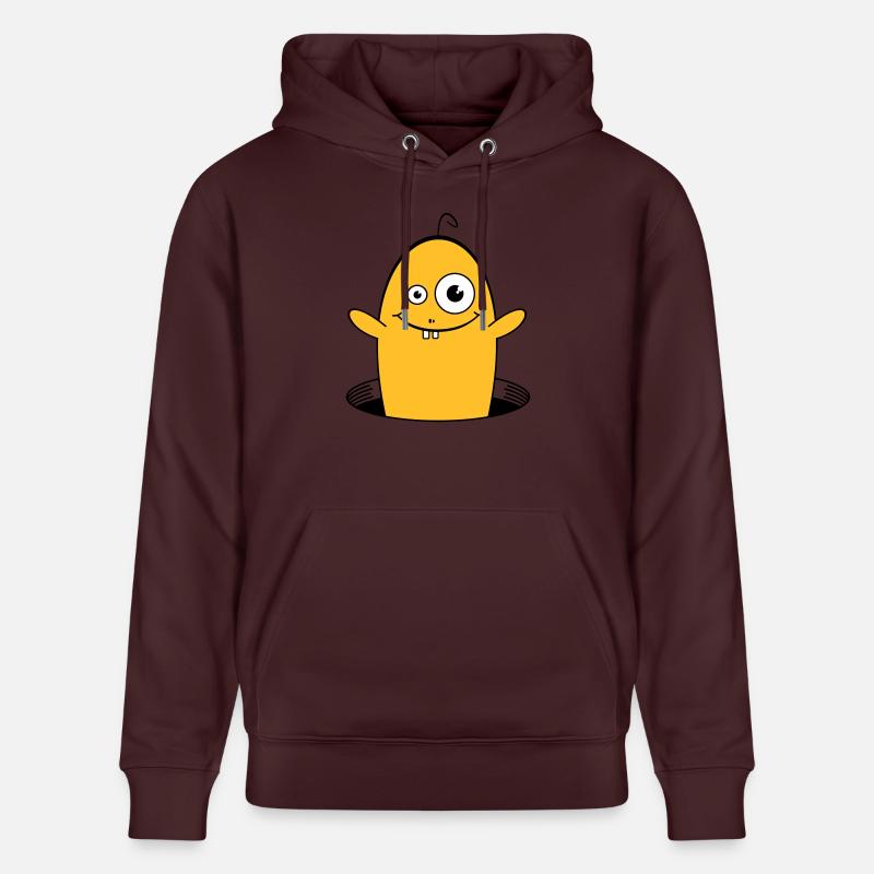 WILLY le ver amical 1 - Sweat à capuche bio CRUISER Stanley/Stella Unisexe - maroon