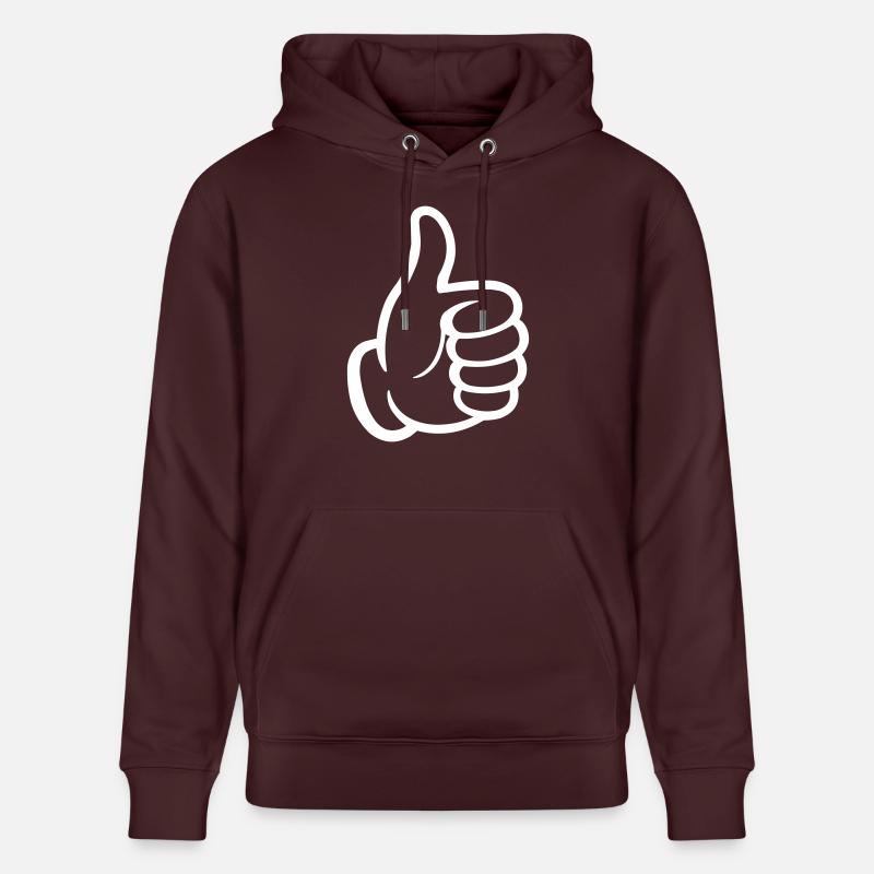 comme main - Sweat à capuche bio CRUISER Stanley/Stella Unisexe - maroon