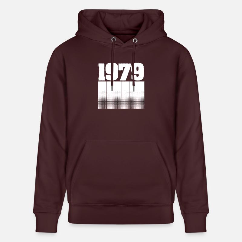 Né en 1979 - Sweat à capuche bio CRUISER Stanley/Stella Unisexe - maroon