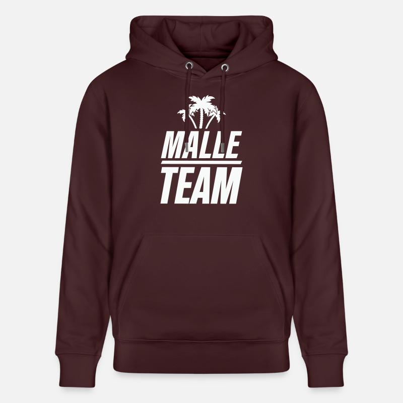 L’équipe Malle - Sweat à capuche bio CRUISER Stanley/Stella Unisexe - maroon