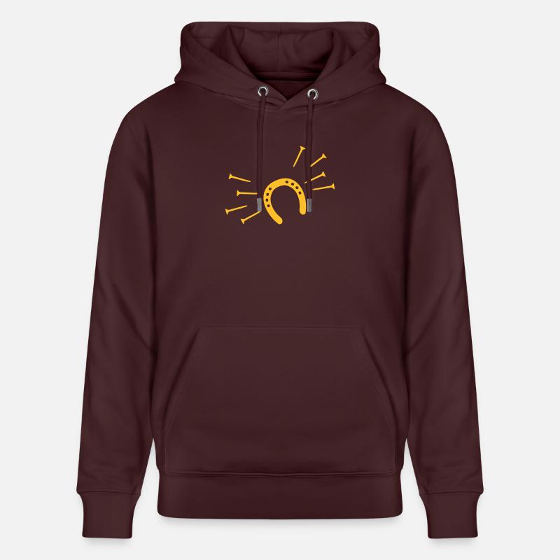 fer à cheval - Sweat à capuche bio CRUISER Stanley/Stella Unisexe - maroon