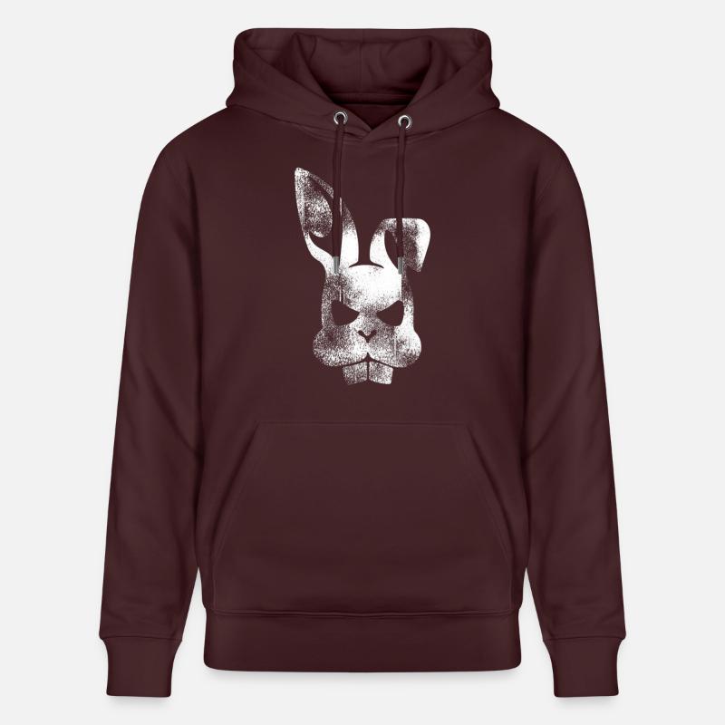 Mauvais lapin - Sweat à capuche bio CRUISER Stanley/Stella Unisexe - maroon