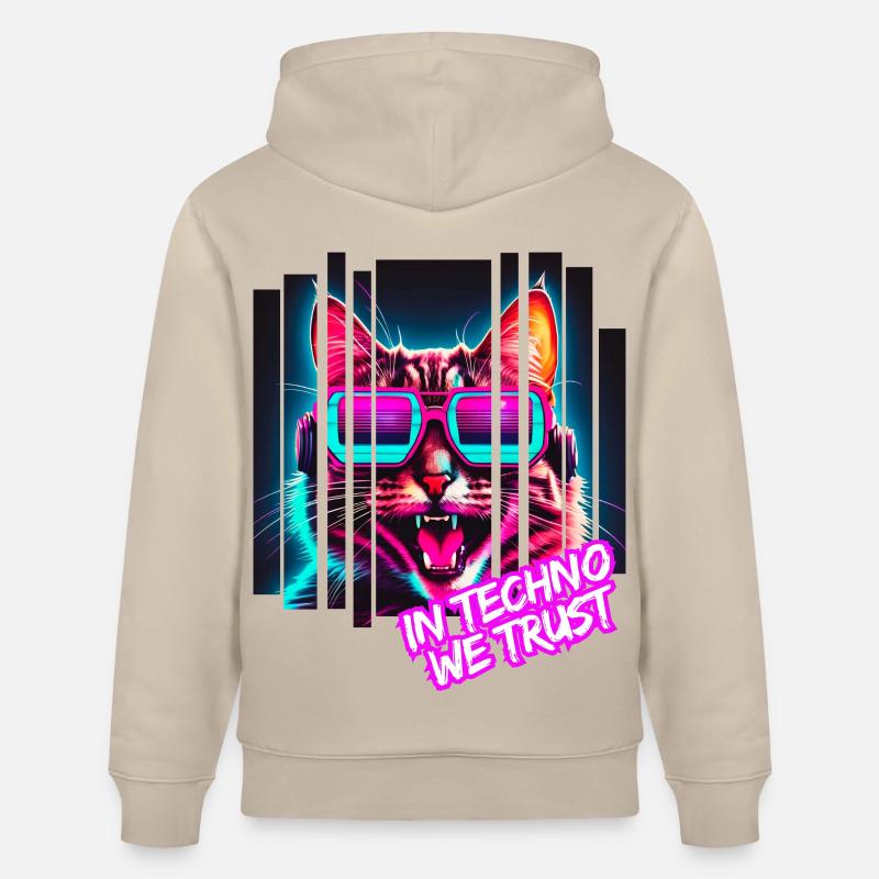 Chez Techno, nous faisons confiance - Sweat à capuche bio CRUISER Stanley/Stella Unisexe - beige