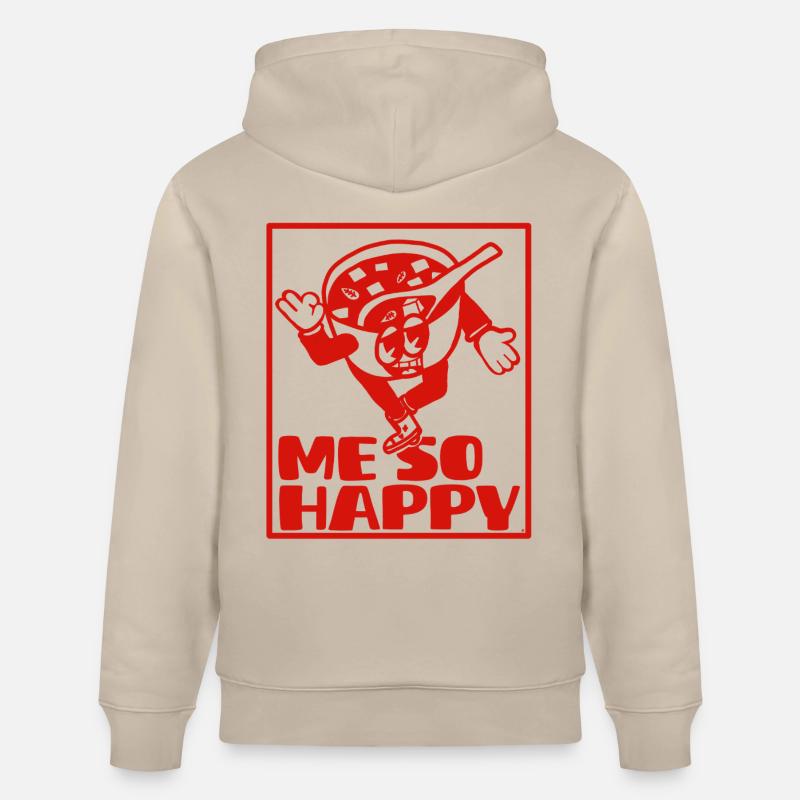 Soupe Miso Trop Heureuse - Sweat à capuche bio CRUISER Stanley/Stella Unisexe - beige