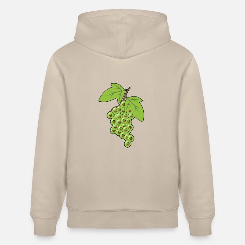Raisins Raisins Vigne Raisin Fruit - Sweat à capuche bio CRUISER Stanley/Stella Unisexe - beige
