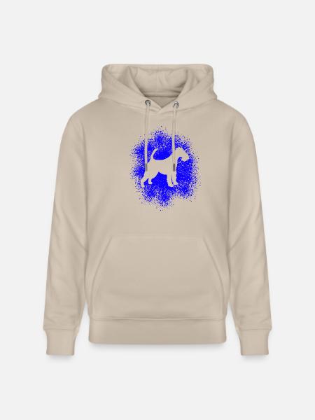 Drahthaar-Foxterrier für Hundeliebhaber - Stanley/Stella Unisex Bio-Hoodie CRUISER  - Beige