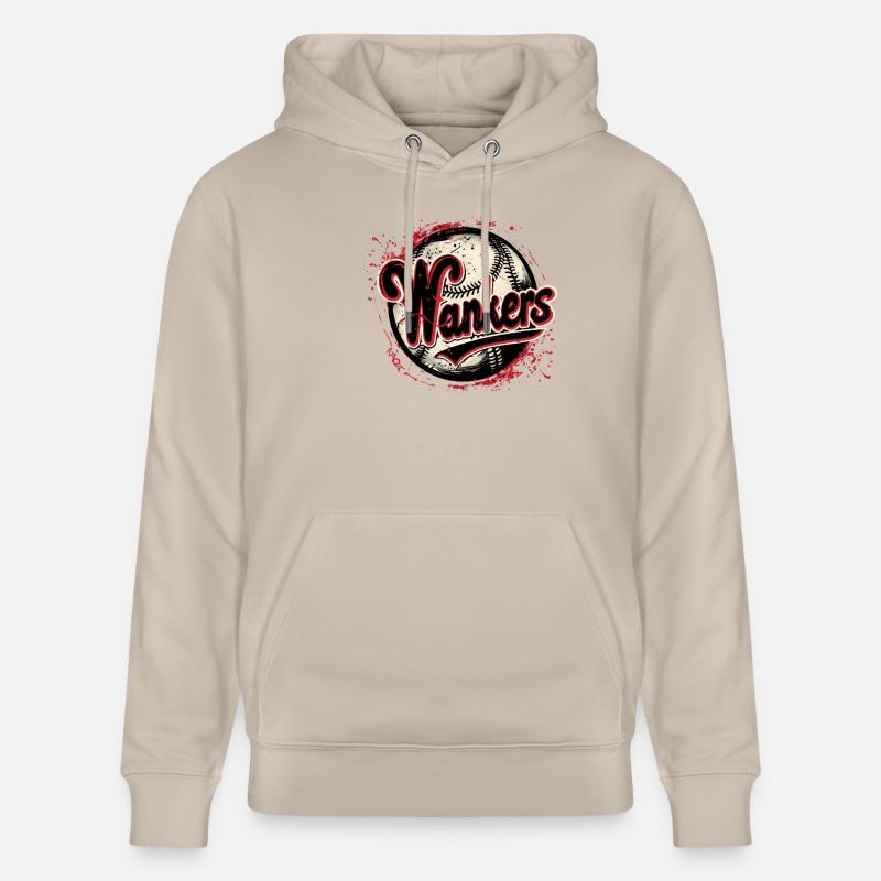 Wankers, parodie d’équipe de baseball - Sweat à capuche bio CRUISER Stanley/Stella Unisexe - beige