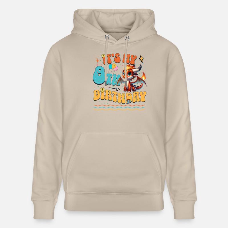 Dragon 8e anniversaire Dragon - Sweat à capuche bio CRUISER Stanley/Stella Unisexe - beige