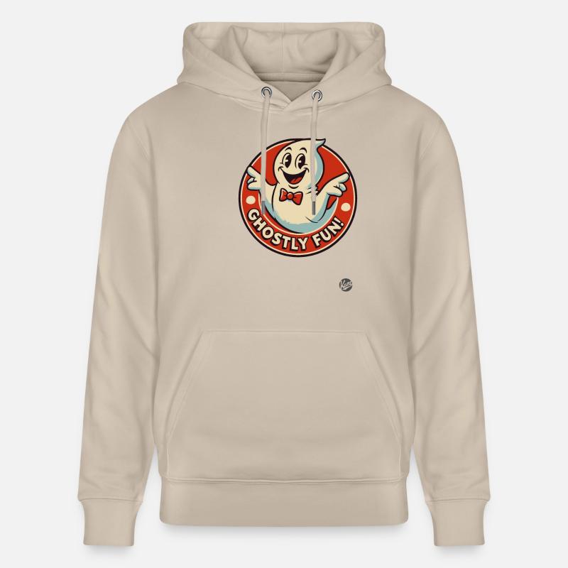 Amusez-vous avec ce petit fantôme - Sweat à capuche bio CRUISER Stanley/Stella Unisexe - beige