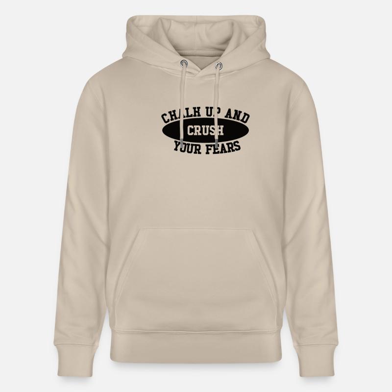 Bloc Chalk Up Boulderer - Sweat à capuche bio CRUISER Stanley/Stella Unisexe - beige