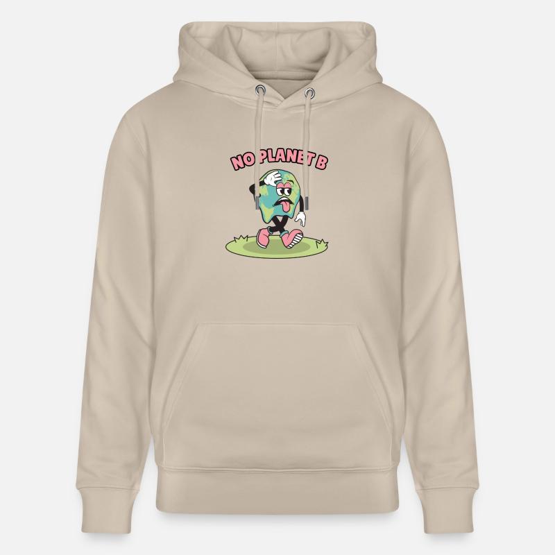 Pas de planète B - Sweat à capuche bio CRUISER Stanley/Stella Unisexe - beige