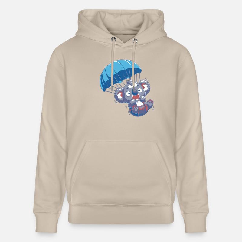 Koala effrayé - Sweat à capuche bio CRUISER Stanley/Stella Unisexe - beige