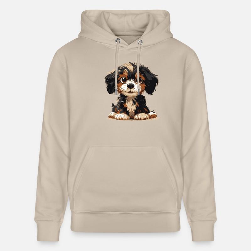 Bébé Chien - Sweat à capuche bio CRUISER Stanley/Stella Unisexe - beige