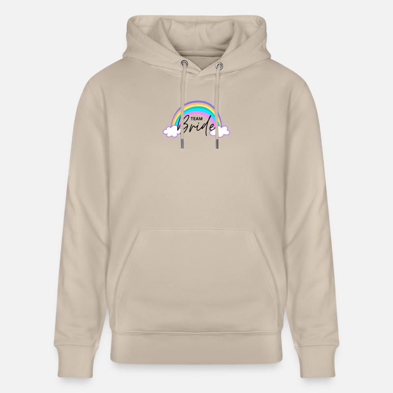 Équipe Bride Arc-en-ciel - Sweat à capuche bio CRUISER Stanley/Stella Unisexe - beige