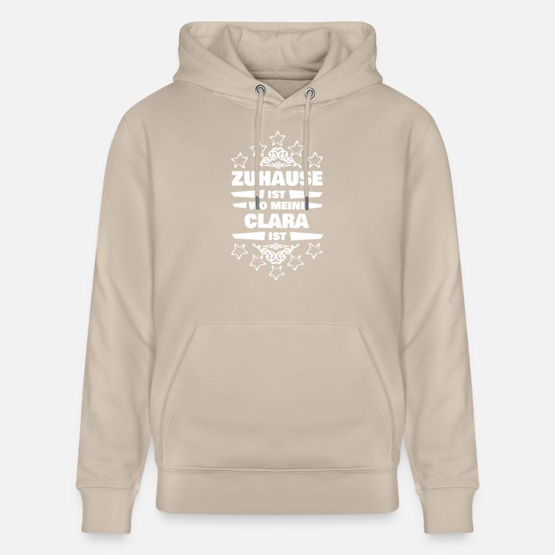 Clara en tant qu’amie - Sweat à capuche bio CRUISER Stanley/Stella Unisexe - beige