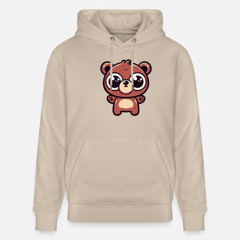 Bébé ours - Sweat à capuche bio CRUISER Stanley/Stella Unisexe - beige