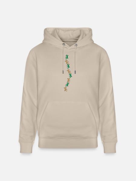 Eight Geckos - Stanley/Stella CRUISER Unisex Organic Hoodie - beige