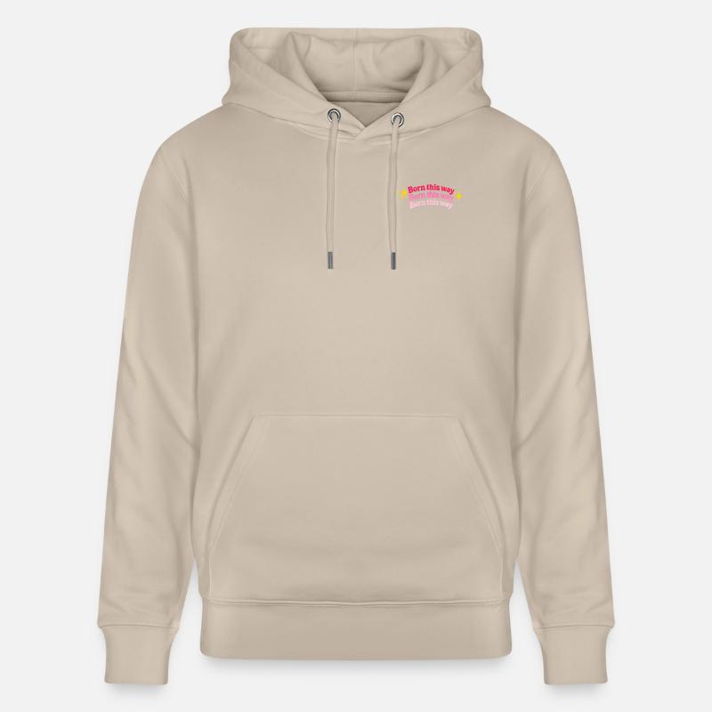 Né comme ça - Sweat à capuche bio CRUISER Stanley/Stella Unisexe - beige