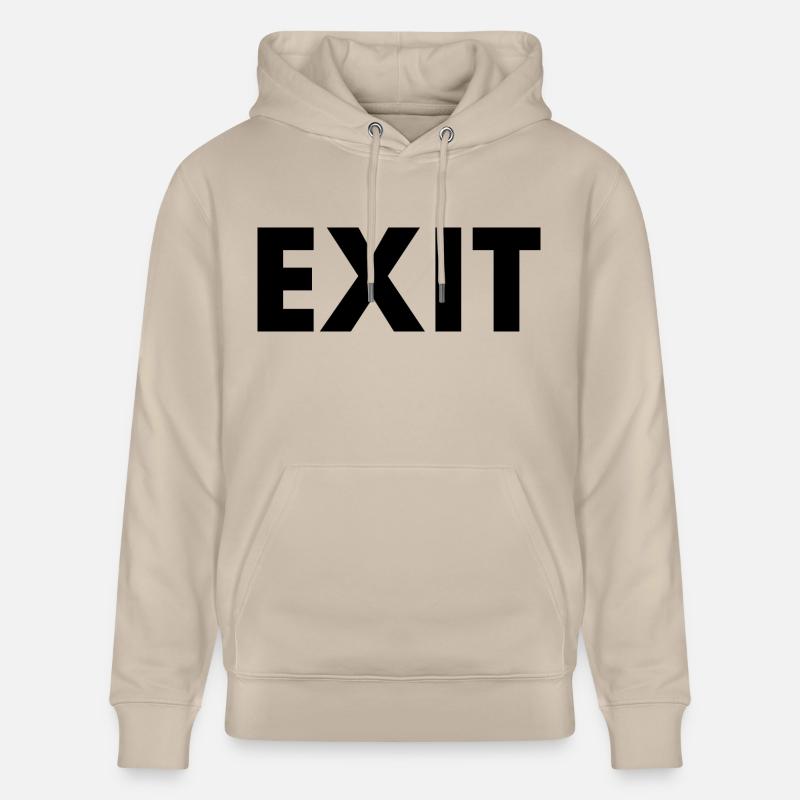 Exit - Sweat à capuche bio CRUISER Stanley/Stella Unisexe - beige