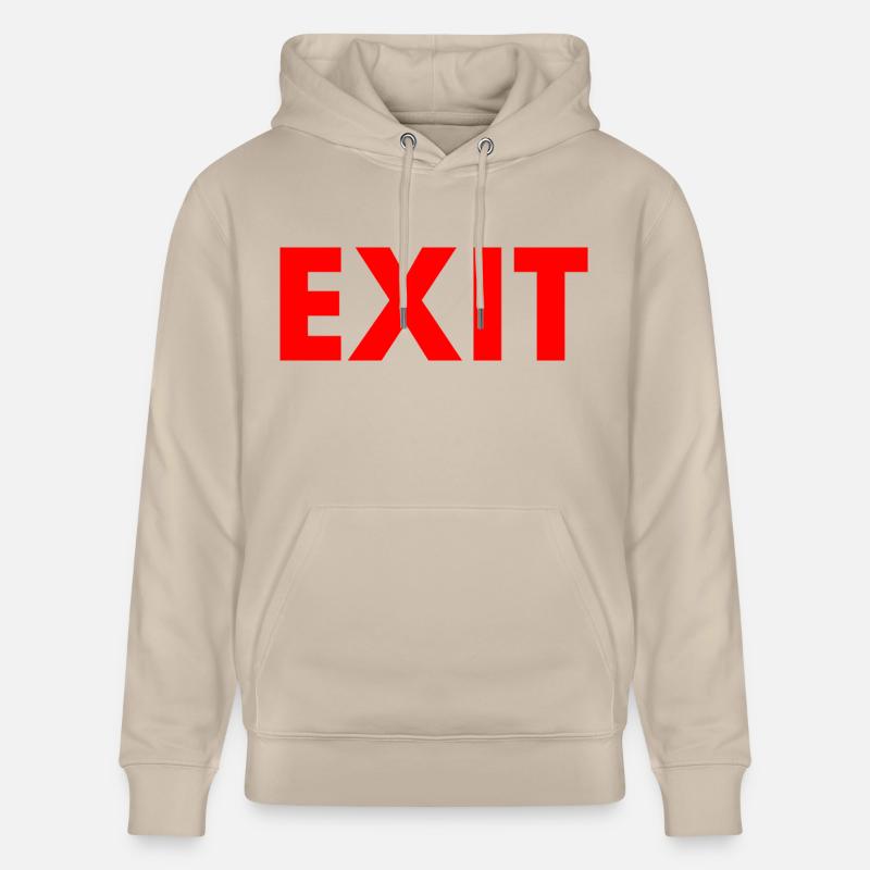 Exit - Sweat à capuche bio CRUISER Stanley/Stella Unisexe - beige