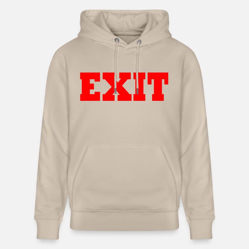 Exit - Sweat à capuche bio CRUISER Stanley/Stella Unisexe - beige