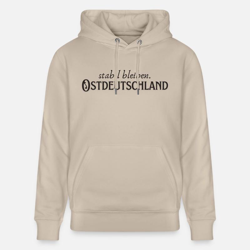 L’Allemagne de l’Est reste stable - Sweat à capuche bio CRUISER Stanley/Stella Unisexe - beige