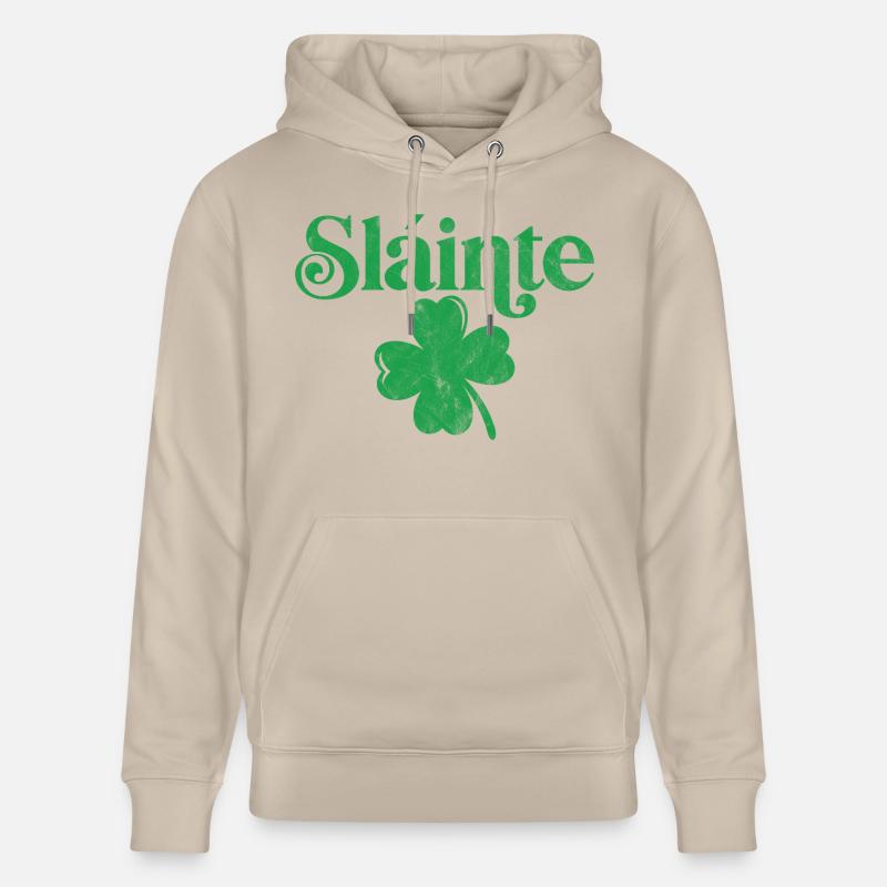Sláinte - Sweat à capuche bio CRUISER Stanley/Stella Unisexe - beige