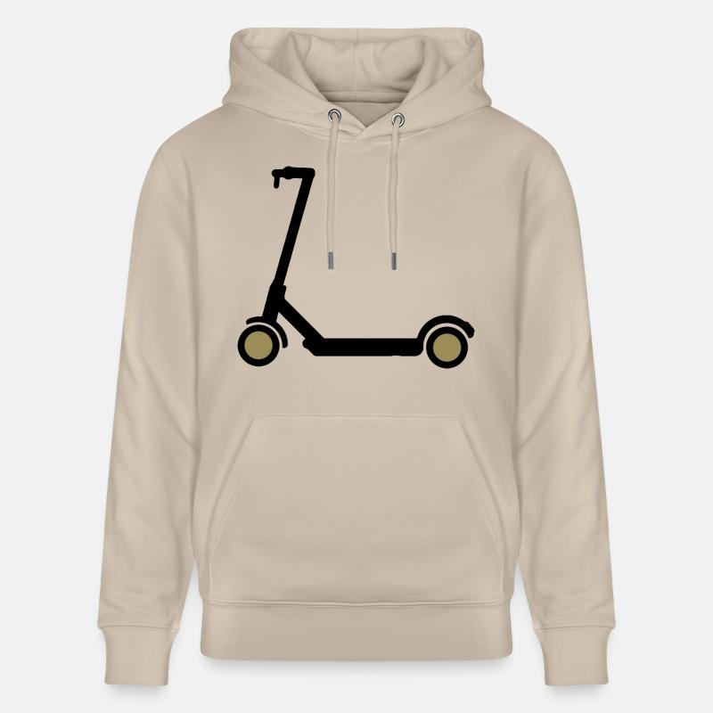 E-Scooter Eroller Comicdesign Geschenkidee - Stanley/Stella Unisex Bio-Hoodie CRUISER  - Beige