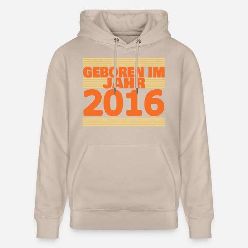 Né en 2016 - Sweat à capuche bio CRUISER Stanley/Stella Unisexe - beige