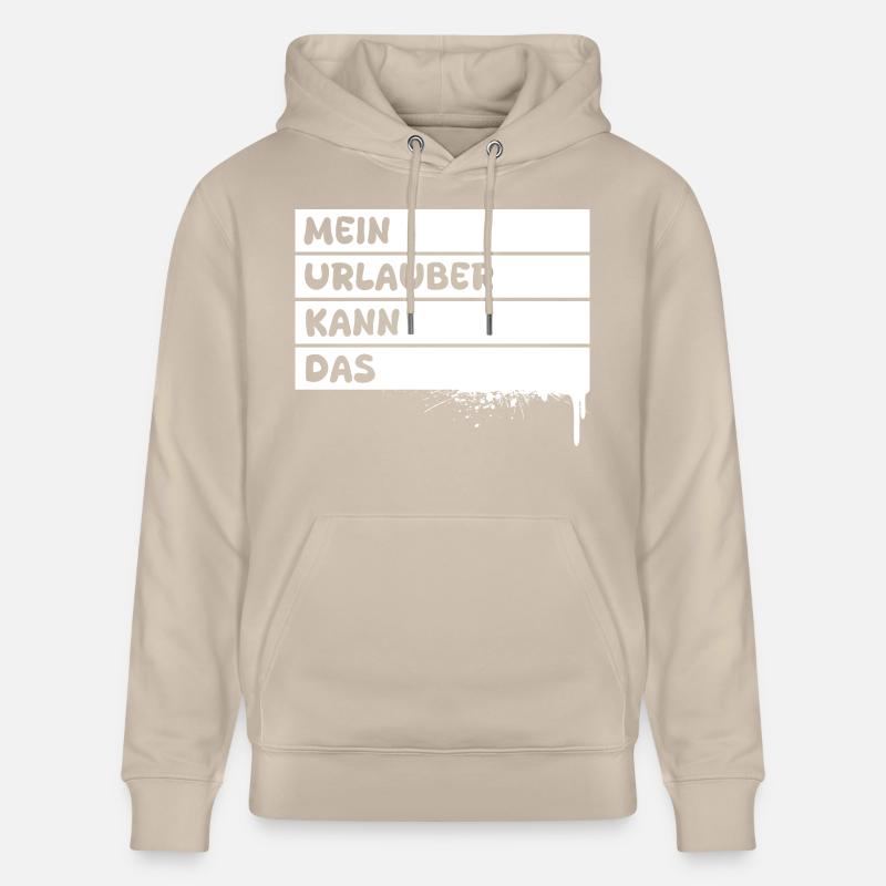 Vacancier - Sweat à capuche bio CRUISER Stanley/Stella Unisexe - beige