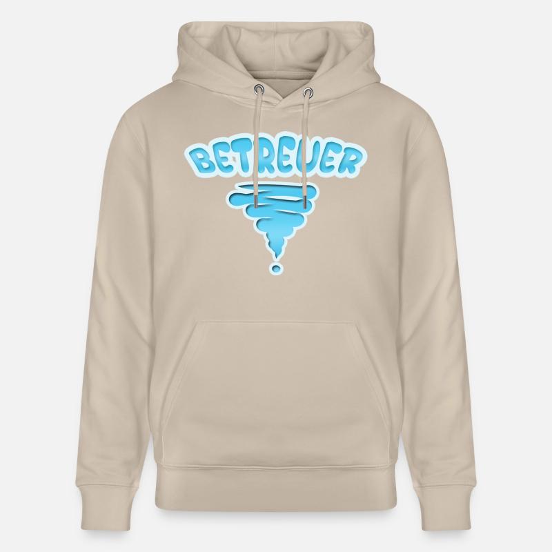 Profession Aidant - Sweat à capuche bio CRUISER Stanley/Stella Unisexe - beige