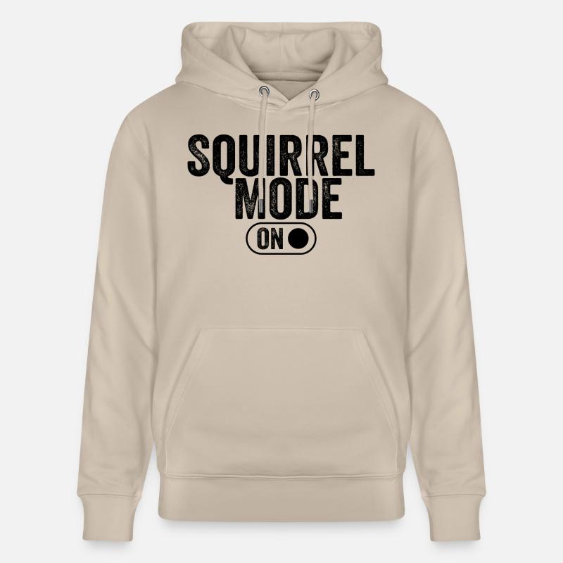 Squirrel mode on - Sweat à capuche bio CRUISER Stanley/Stella Unisexe - beige