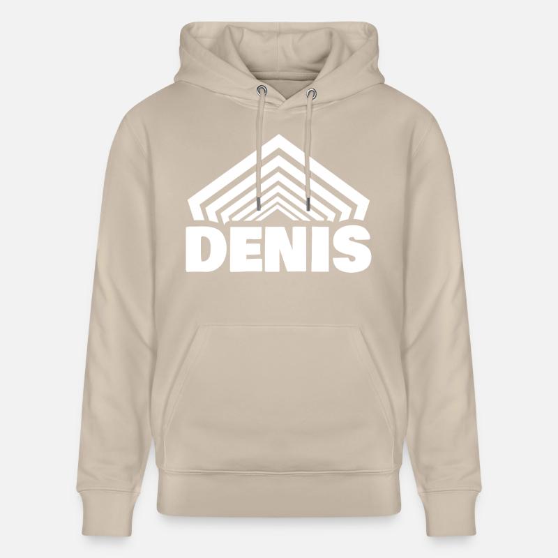 Prénom Denis - Sweat à capuche bio CRUISER Stanley/Stella Unisexe - beige