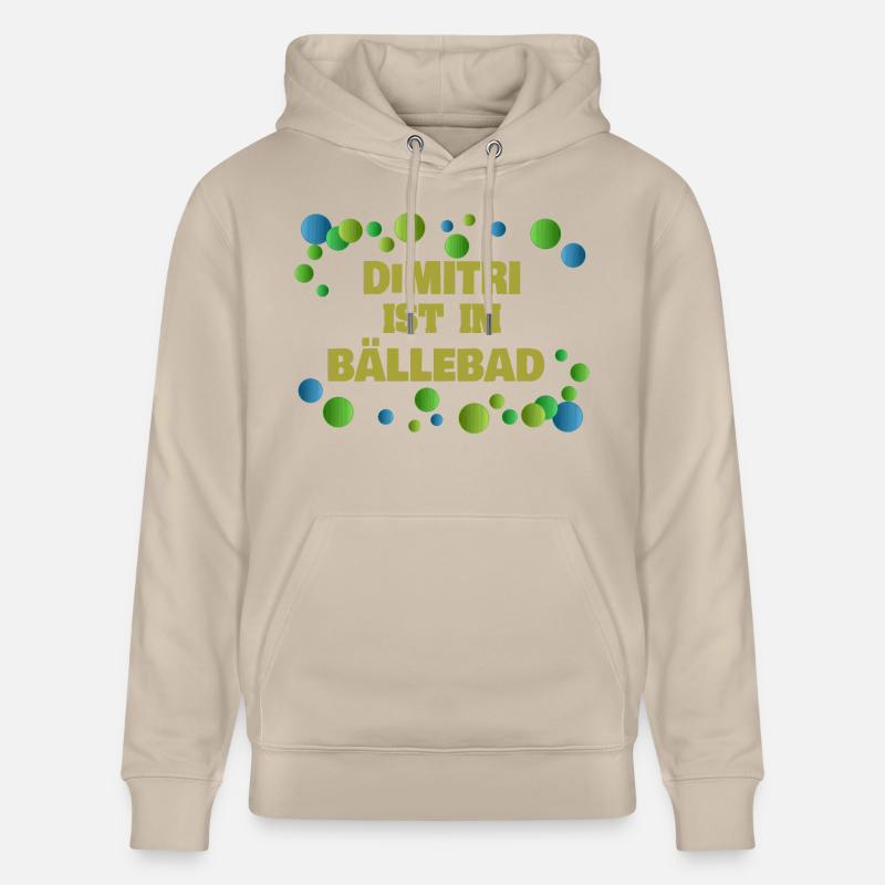 Boules Dimitri - Sweat à capuche bio CRUISER Stanley/Stella Unisexe - beige